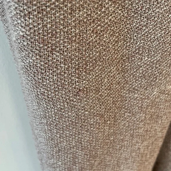 Eileen Fisher Organic Linen Cotton Long Open Cardigan Cocoa Cream XL - Picture 8 of 10